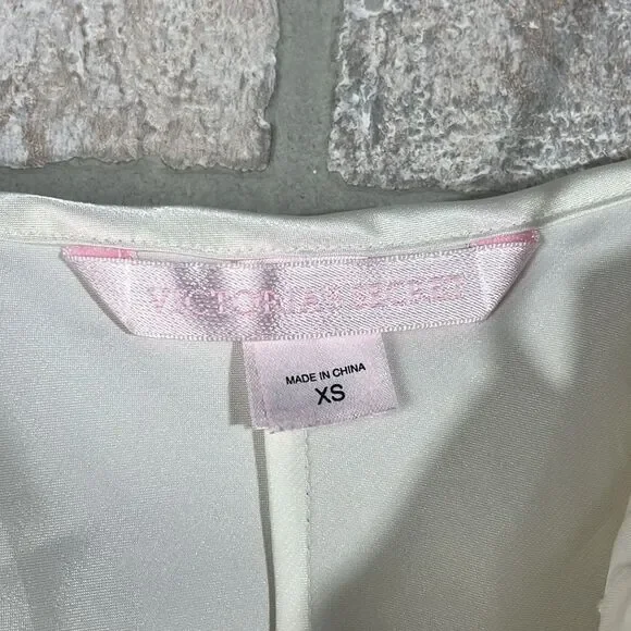 Victorias Secret Satin Pearl/Sequin Bodysuit- Size XS - Picture 6 of 7